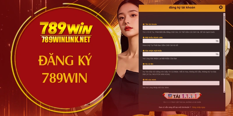 Hướng dẫn đăng ký 789win và bắt đầu chơi